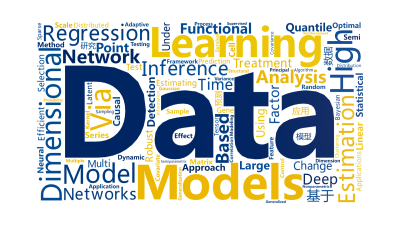 标签云:Data,Learning,High,Dimensional,Models,Regression,Estimation,Inference,,文字词云图-wenziyun.cn