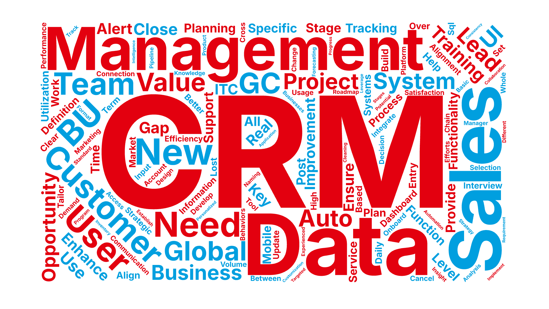 CRM,Sales,Management,Data,Customer,Need,Opportunity,User,Training,New,,文字词云图-wenziyun.cn