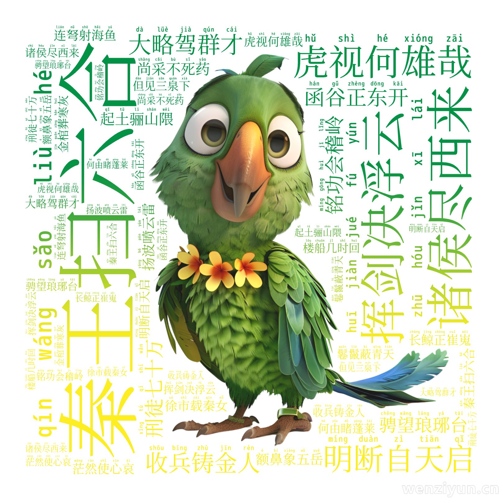 秦王扫六合,虎视何雄哉,挥剑决浮云,诸侯尽西来,明断自天启,大略驾群才,收兵铸金人,函谷正东开,铭功会稽岭,骋望琅琊台,刑徒七十万,起土骊山,文字词云图-wenziyun.cn