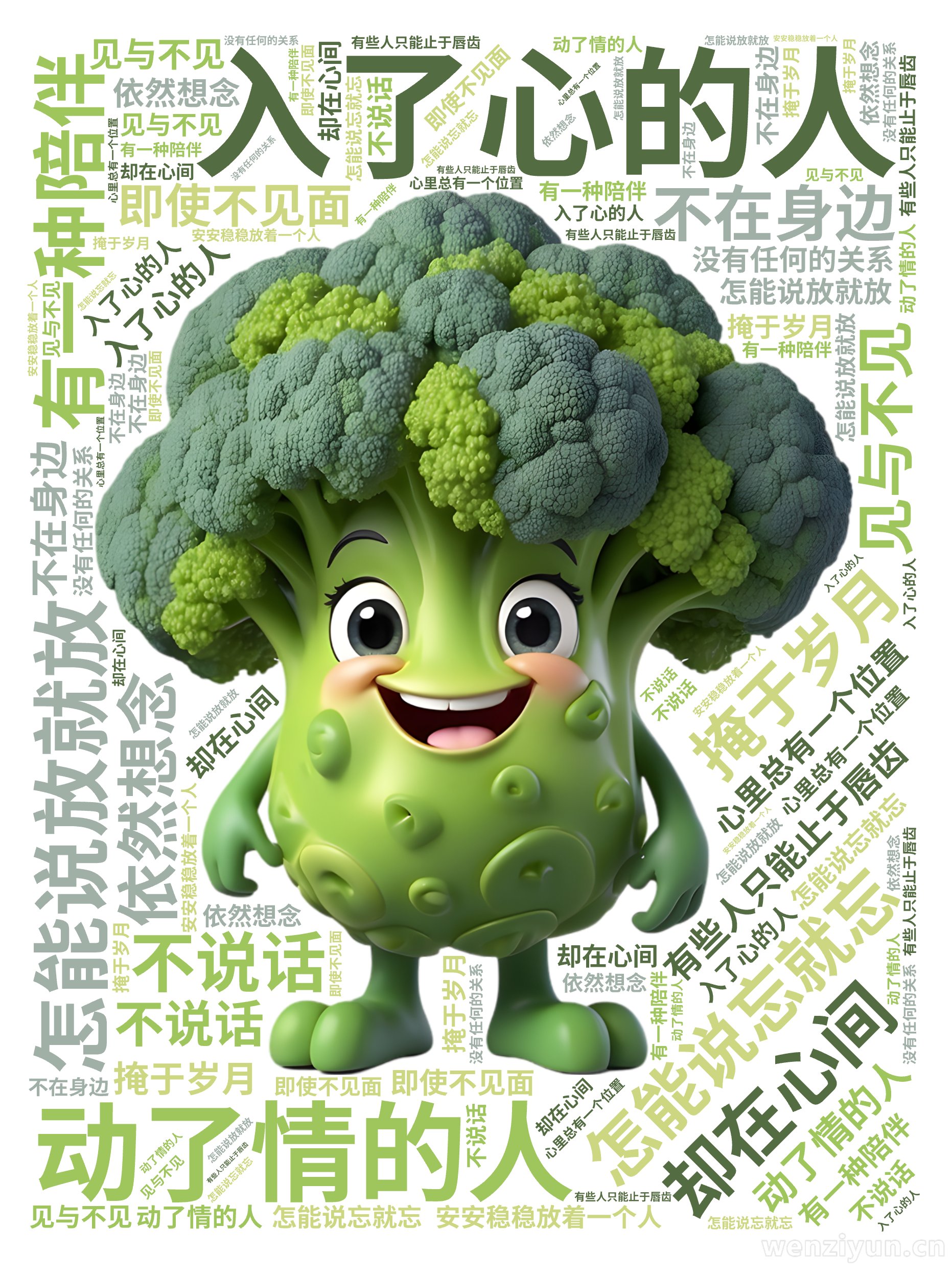 入了心的人,怎能说忘就忘,动了情的人,怎能说放就放,有些人只能止于唇齿,掩于岁月,有一种陪伴,不在身边,却在心间,即使不见面,不说话,没有任,文字词云图-wenziyun.cn