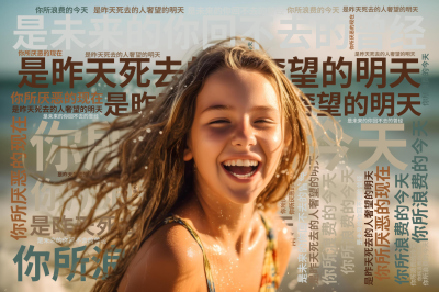 标签云:你所浪费的今天,是昨天死去的人奢望的明天,你所厌恶的现在,是未来的你回不去的曾经,文字词云图-wenziyun.cn