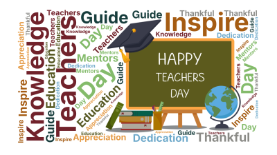 标签云:Teachers,Day,Inspire,Guide,Thankful,Dedication,Appreciation,Education,,文字词云图-wenziyun.cn