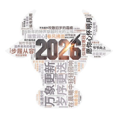 岁序更迭,万象更新,当新年的钟声穿越时光的尘埃,在晨曦中轻轻回响,愿你心怀明月,步履从容,春风拂面,吹散旧岁的霜痕,瑞雪润心,滋养来年的希望,生成的3D文字词云图-wenziyun.cn