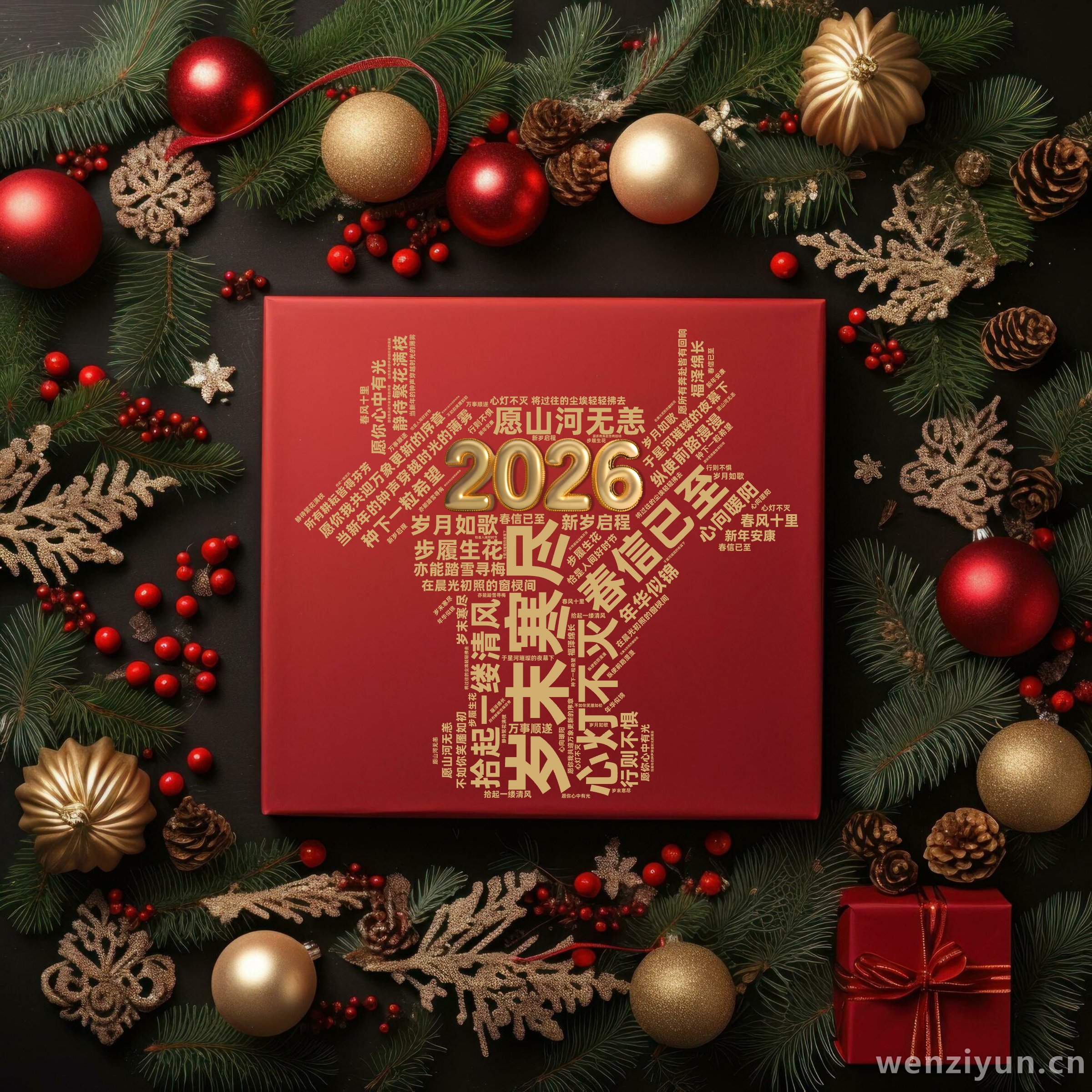 岁末寒尽,春信已至,当新年的钟声穿越时光的薄雾,愿你我共迎万象更新的序章,愿山河无恙,岁月如歌,心灯不灭,步履生花,在晨光初照的窗棂间,拾起,文字词云图-wenziyun.cn