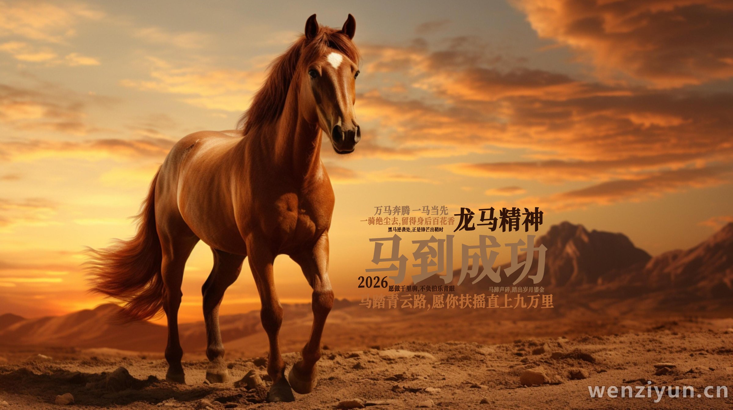 马到成功,龙马精神,马踏青云路,愿你扶摇直上九万里,一骑绝尘去,留得身后百花香,一马当先,万马奔腾,愿做干里驹,不负伯乐青眼,马蹄声碎,踏出,文字词云图-wenziyun.cn