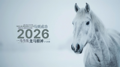 2026,马到成功,龙马精神,马踏青云路,愿你扶摇直上九万里,一骑绝尘去,留得身后百花香,一马当先,万马奔腾,愿做干里驹,不负伯乐青眼,马蹄,生成的3D文字词云图-wenziyun.cn