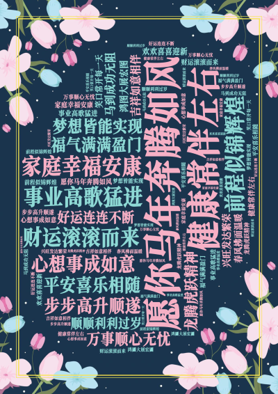 愿你马年奔腾如风,事业高歌猛进,家庭幸福安康,财运滚滚而来,健康常伴左右,前程似锦辉煌,心想事成如意,平安喜乐相随,步步高升顺遂,福气满满盈,生成的3D文字词云图-wenziyun.cn